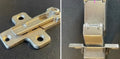 2x Grass 1203-01 Cabinet Hinges + 2x 233 baseplates