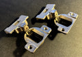2x: BLUM 120 Cabinet Hinges w/ 1-1/4" Bracket  30.310-11.02, Austria, PAIR