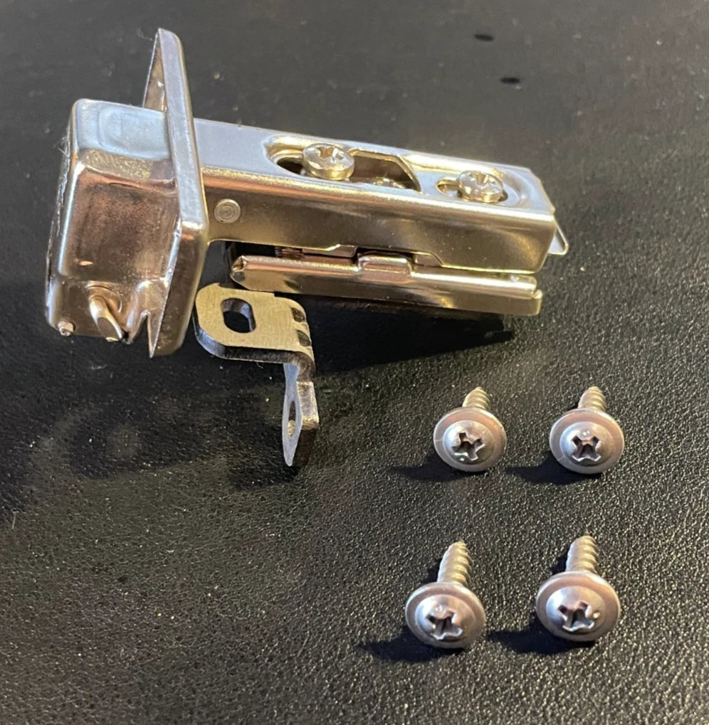 6x Grass 1006-30 hinge w/ 8x #048 STEEL Base Plates, Clip On - IMPROVED DURABILITY