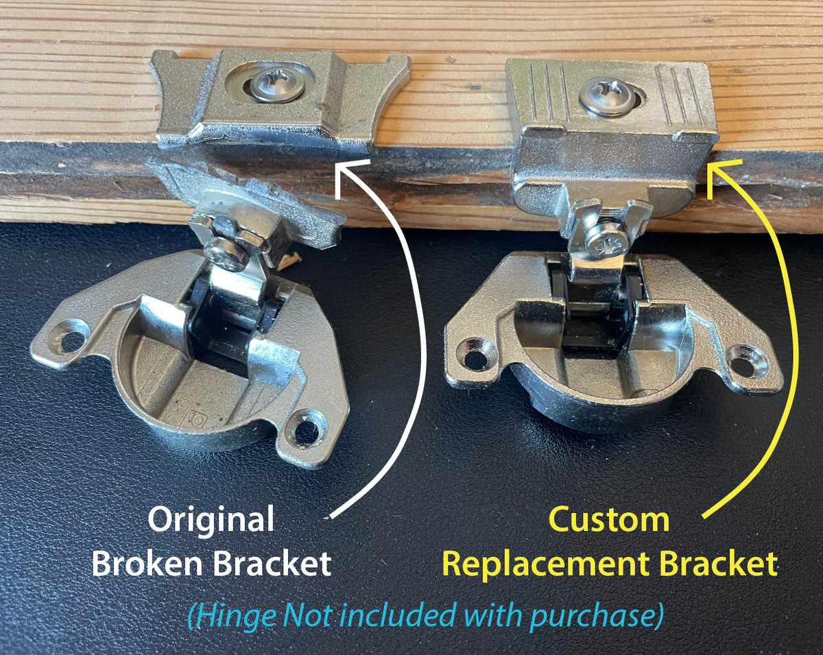 MEPLA Custom-Fit Hinge Base Plate 348.253.99.79 for 698.253.50.00 Cabinet Hinge