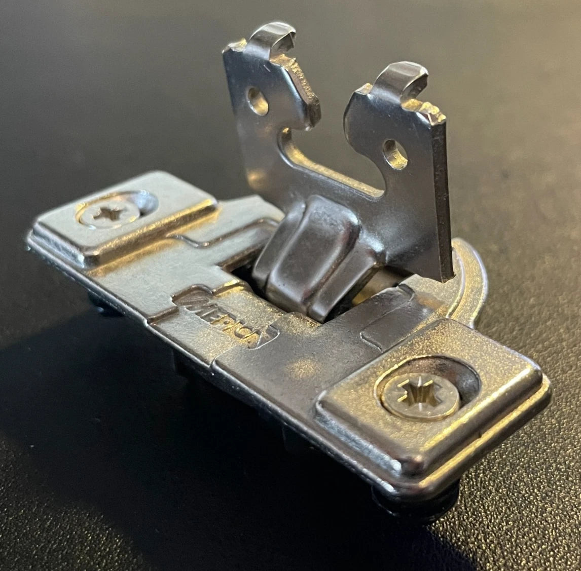 NEW! MEPLA Hinge - 9M - Nickel Face Frame w/ 348.258.00.13 Mounting Plate