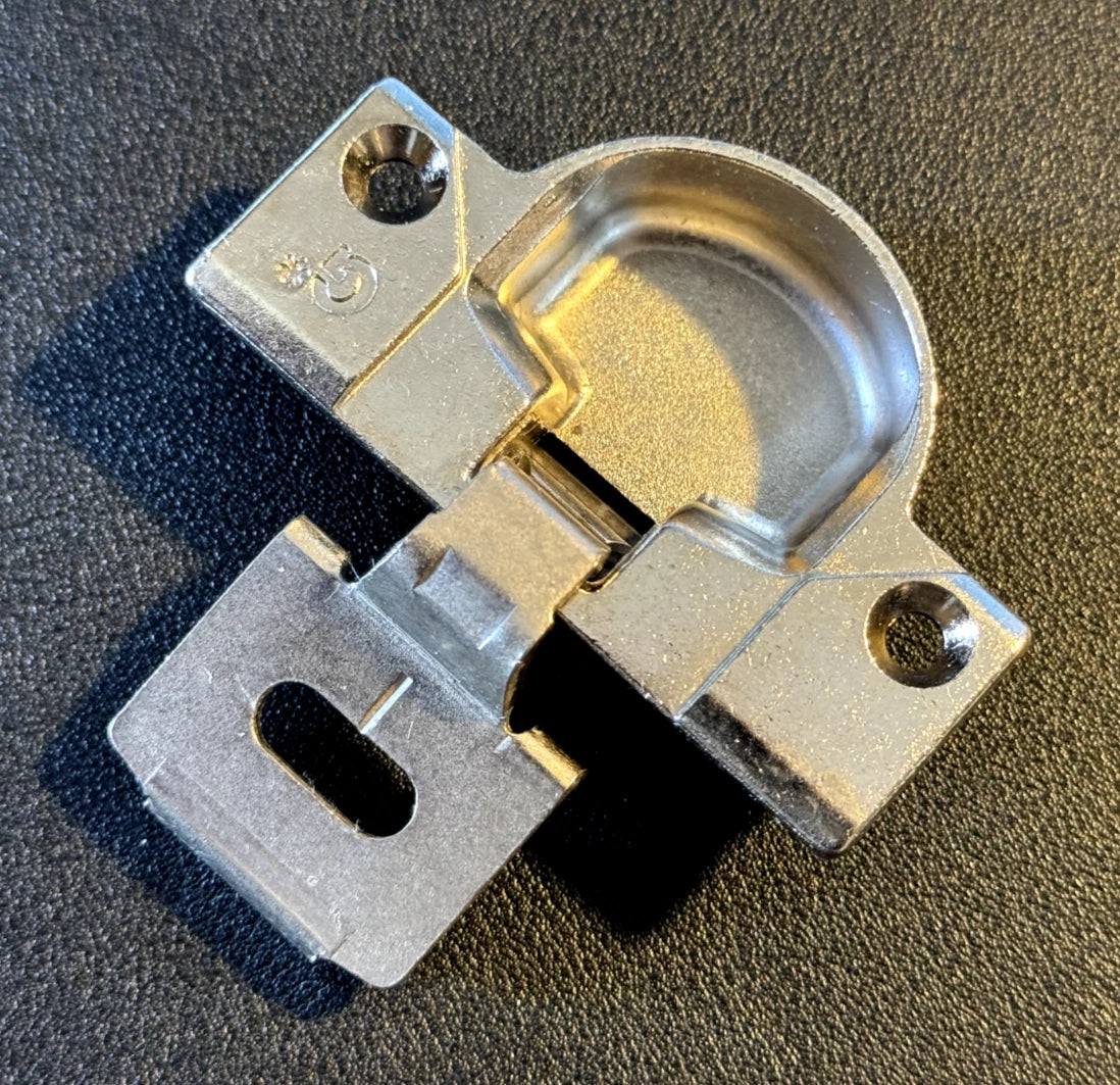 NEW! GRASS 830 Cabinet Hinge w/ Base Plate 839-28 ZN • SUPER CLEAN