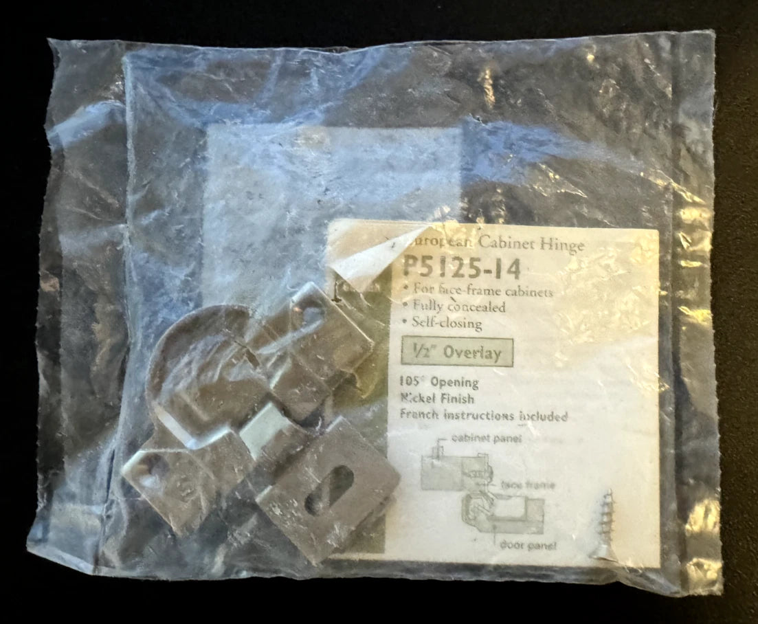 NEW! GRASS 830 Cabinet Hinge w/ Base Plate 839-28 ZN • SUPER CLEAN