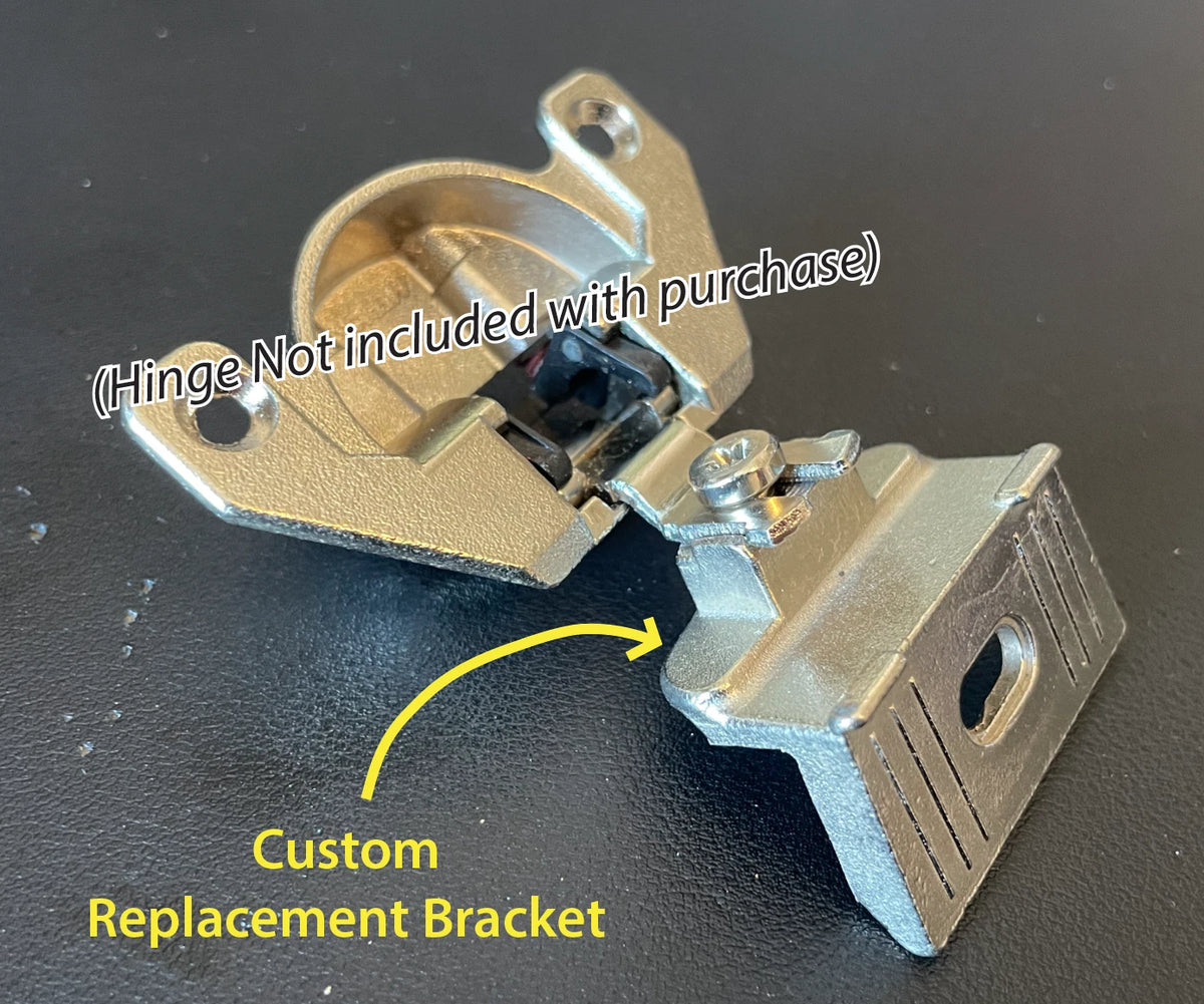 MEPLA Custom-Fit Hinge Base Plate 348.253.99.79 for 698.253.50.00 Cabinet Hinge