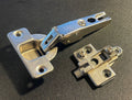 MEPLA Hinge 674.329.53.00, Full Overlay, Self-Closing w/ 592.293 9.7.00 plate