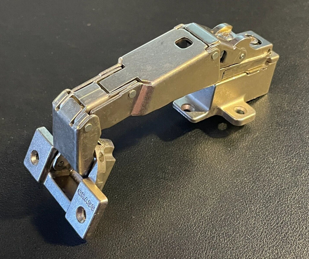 GRASS 1203 Hinge w/ #394 Baseplate | Slide-On | 170° Full Overlay | Self-Closing