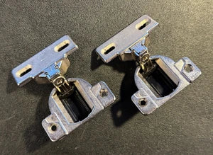 2x Blum Compact 110° Cabinet Hinges with 1-1/4" Mounting Plate | 30.310-11.02